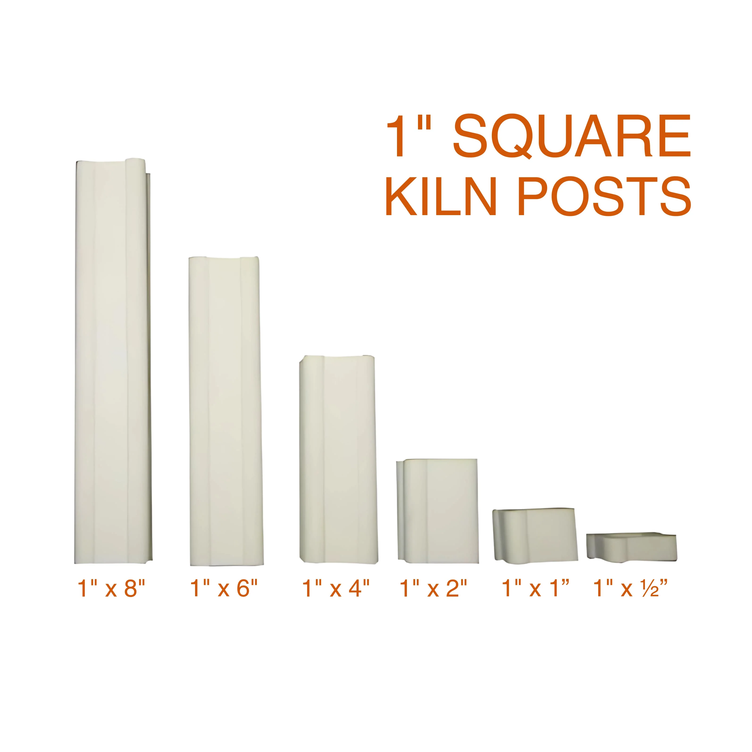 1" x 1" x 6" Kiln Post - Image 2